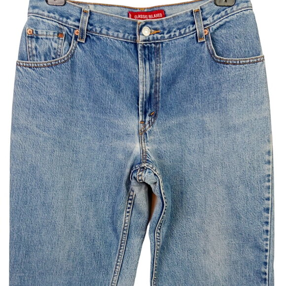 Levi's 550 SZ 14S Y2K 2004 Women's Classic Relaxed Taper Denim Jeans - Picture 4 of 8